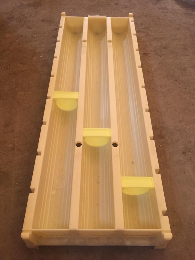 Light Yellow Drill Core Trays Block For Q Sizes Mining 