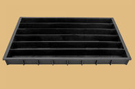 Low Temperature Resistant Plastic Core Tray / Black Rock Core Boxes 850mm