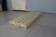 High Dencity Yellow HQ Core Boxes For Rock Sample Storage Coal Mining