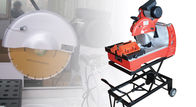 Adjustable Water Supply Core Cut Concrete Saw With Blade High Efficiency