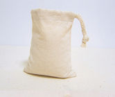 Thick Geological Calico Sample Bags / Light Yellow Cotton Rock Sample Bags