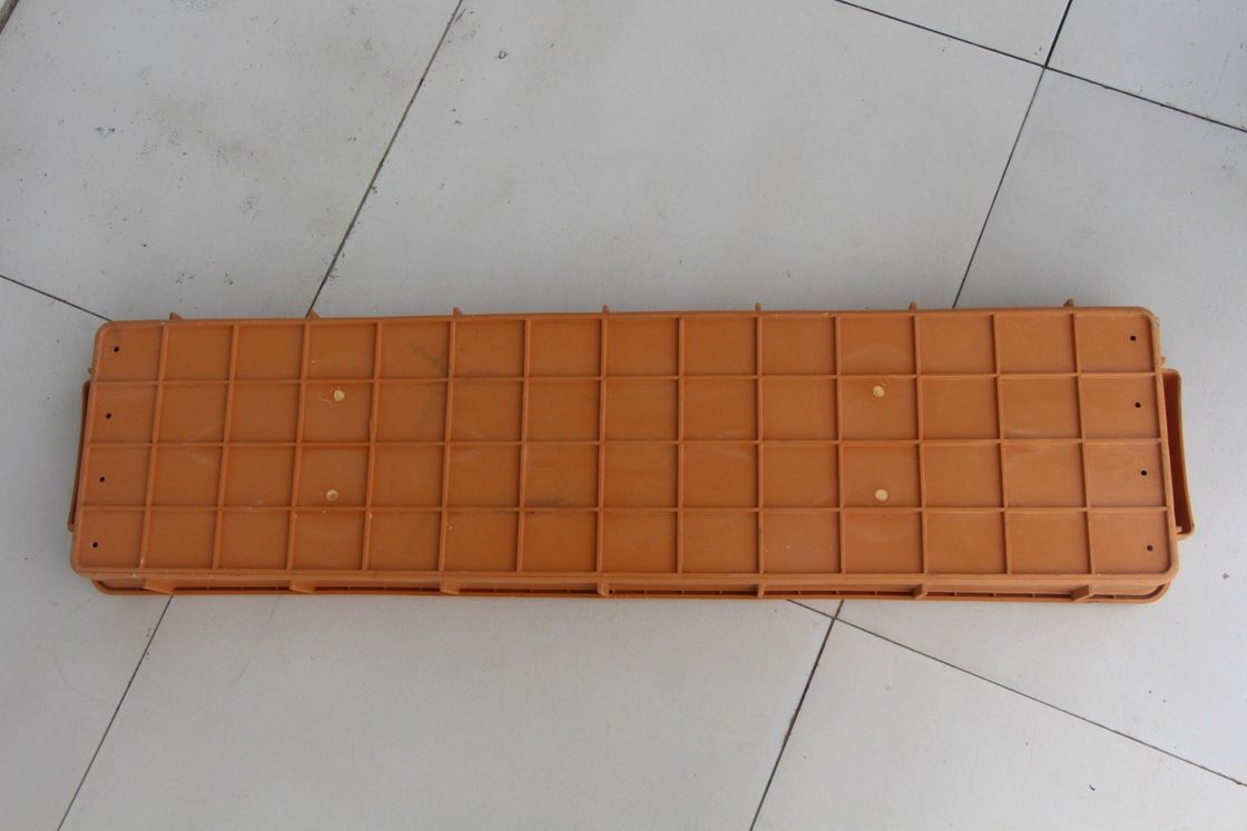 Four Channels Plastic Core Tray / Orange Core Box For Drill Core Storage