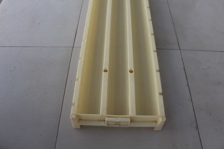 Yellow 85mm Core PQ Core Tray For Diamond Drilling Strong Temperature Resisting