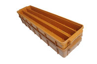 3 - Channel PE Plastic Mining Core Boxes / Core Storage Oil Core Tray Portable