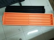 High Intensity Orange Plastic Core Tray For Drilling Explore 55mm Rock Core